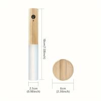 Lámpara De Pared LED Recargable Con Sensor De Movimiento Inteligente Luz Nocturna Magnética Portátil Para Pasillo Y Escaleras - details 7
