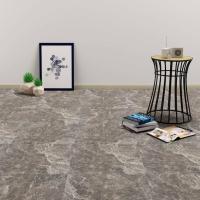 vidaXL Lamas para Suelo PVC Autoadhesivas Mármol 5.11m² Bricolaje Hogar Color Blanco,  Gris mármol,  Negro y mas - details 4