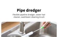 Cepillo De Limpieza Para Baño Y Cocina Flexible Plástico Eco-amigable Para Eliminar Pelos Y Limpieza De Tuberías Tamaño 45/71 Cm - details 0
