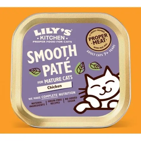Lily's Kitchen Smooth Paté de Pollo Mature Gatos 19 x 85 gr - 1