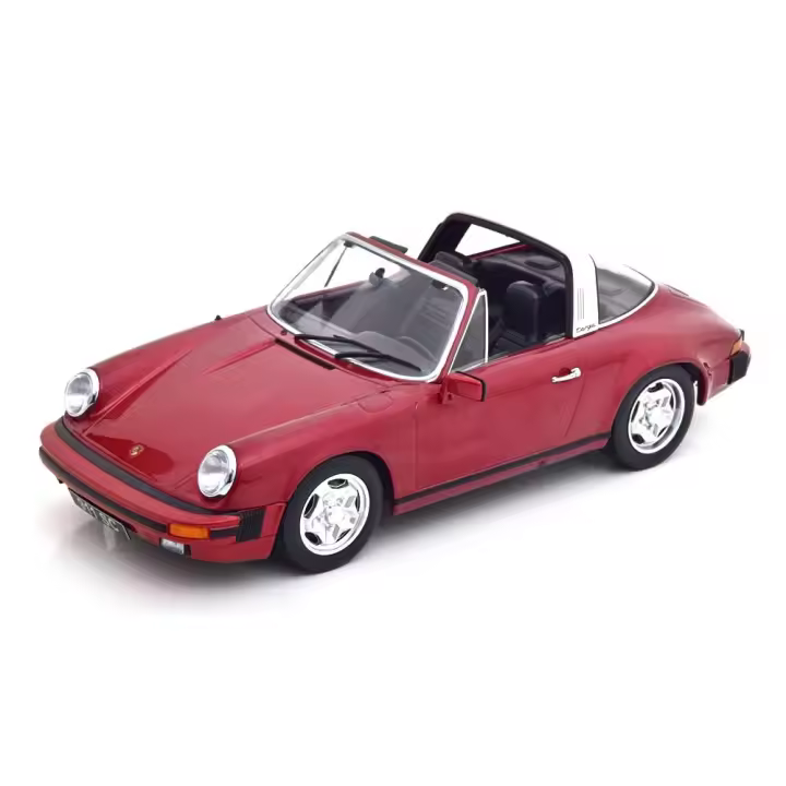 KK Escala 1/18 PORSCHE 911 ROJO METÁLICO PLACA 1978 - KKDC180921 - 1