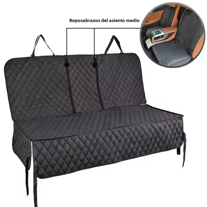 Funda Para Asientos De Coche Para Perros Impermeable Protector De Asientos De Coche Con Respaldo Para Viajes With Funda Para Asientos Central Para Todos Los Raza De Perros Y Gatos - 1