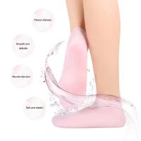 Calcetines De Spa De Silicona Con Gel Hidratante Y Exfoliante Protección Contra La Secedad Y La Piel Muerta Herramientas De Cuidado Del Pie - details 1