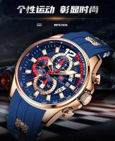 Reloj De Deporte Para Hombre MINI FOCUS Reloj De Cuarzo Impermeable Con Pantalla Grande Y Luminoso Correa De Silicona Resistente Al Choque Y Con Calendario - details 3