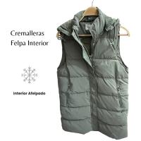 Beachy Chaleco Larga Afelpado Acolchado Calentito Cierre Cremallera Capucha Desmontable - details 5