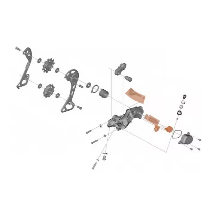 Kit Estabilizador Shimano RD-M9100-GS para Reparación y Mantenimiento de Bicicletas - 1