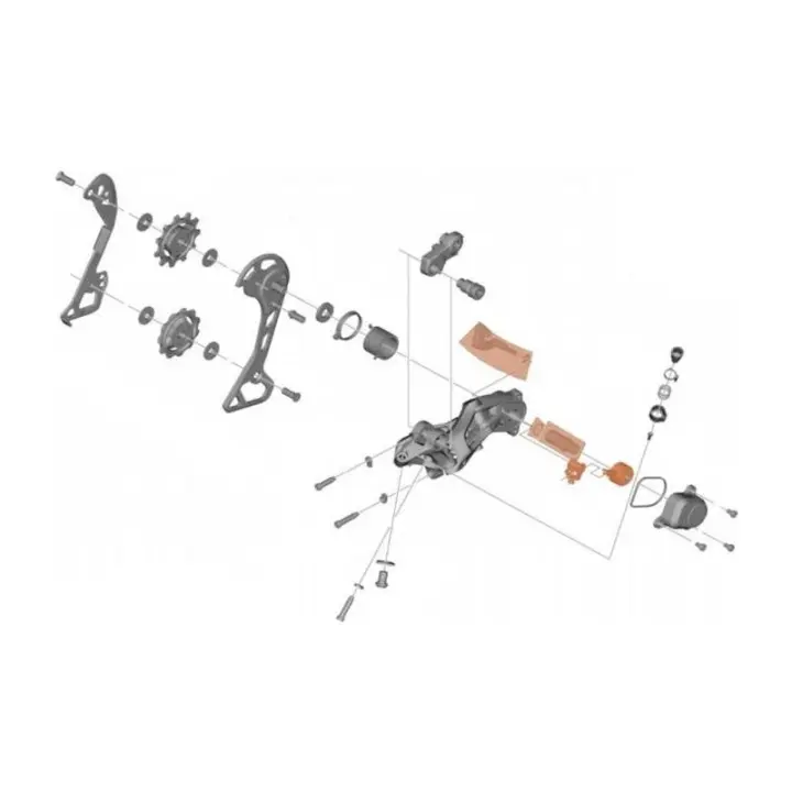 Kit Estabilizador Shimano RD-M9100-GS para Reparación y Mantenimiento de Bicicletas - 1