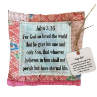 Pray Quilt Con Cruz Interior Hecho a Mano Colchón Colorido Regalo Para Ti Amigo Familia Sostenedor De Sueños Estilo Clásico - details 18