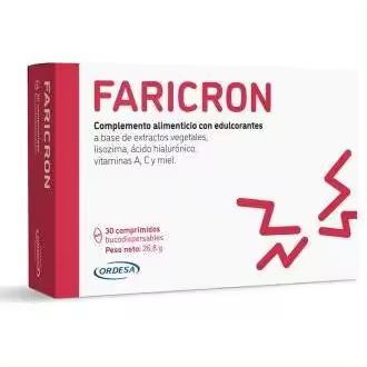 Ordesa Faricron Comprimidos Bucodispersables Para La Faringits Crónica 30 Unidades - 1
