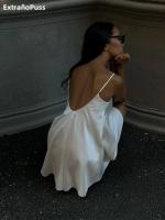 Vestido Y2K De Mujer Con Cuello V Y Sin Mangas Elegante Patchwork De Malla De Seda Sexy Para Fiesta De Cumpleaños Y Baile De Promotores Verano 2024 - details 17