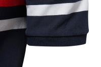 Primavera y novedad de verano, camisa POLO de talla europea para hombre con solapa, camiseta informal de manga corta digital con costuras a rayas para hombre - details 7