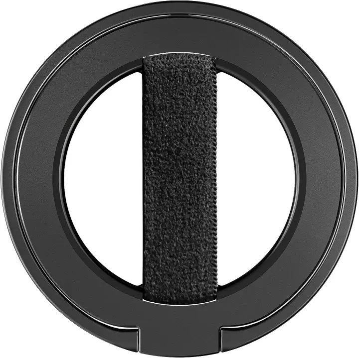 Soporte de agarre para teléfono con lazo elástico reemplazable para el dedo, soporte de anillo magnético extraíble con lazo de soporte - 1