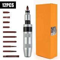 Kit De Destornilladores Manuales De Impacto 7/12 PCS Portátil Y Reversible Para Reparación Doméstica Sin Cable Herramienta De Mantenimiento Con Varillas De Acero Cromo Vanadio - details 13