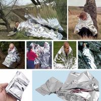 Manta De Sobrevivencia Para Camping Pequeña Portátil Y Al Aire Libre Manta De Aislamiento Con Protección Solar De Aluminio - details 0