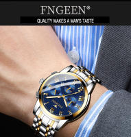 Reloj De Pulsera De Lujo Para Hombre BINBONG 2023 Reloj De Cuarzo Deportivo Resistente Al Agua Con Fecha Y Manos Luminosas Correa De Acero Inoxidable Estilo Casual - details 9
