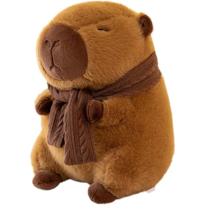 Lindo osito de peluche de carpincho, regalo de cumpleaños para niños y niñas, juguete de peluche de carpincho (25 cm) - 1
