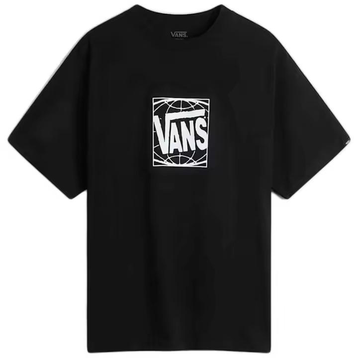 Camiseta de Manga Corta Vans Wide Loose para hombre en color negro - 1