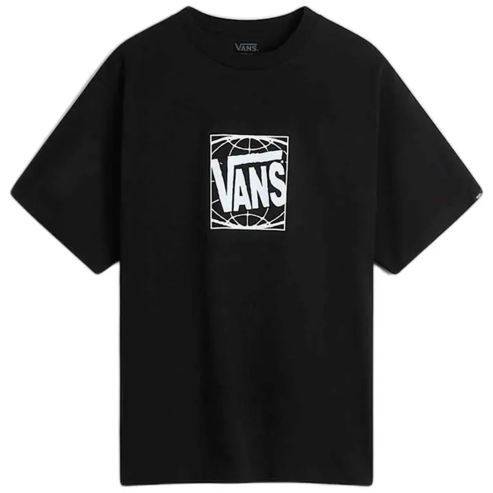 Camiseta de Manga Corta Vans Wide Loose para hombre en color negro - 1