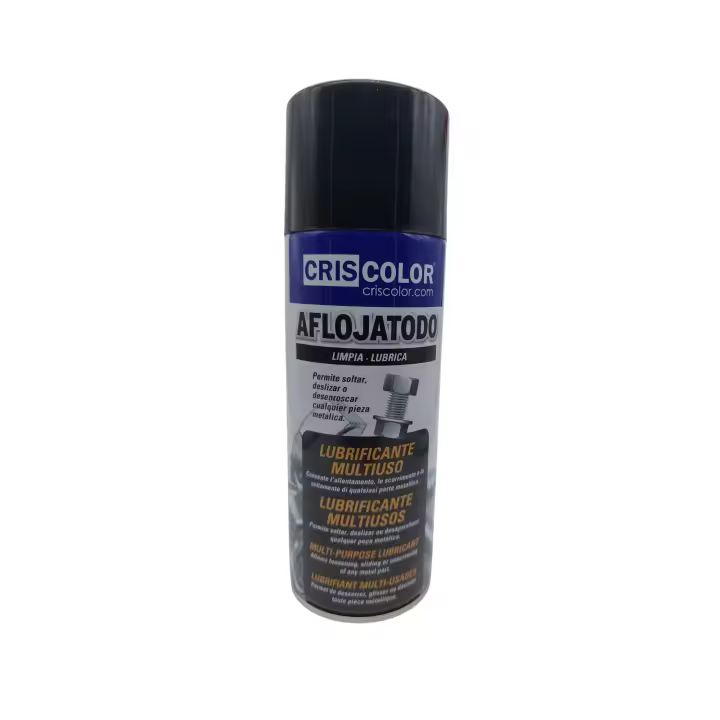 Criscolor Lubricante Multiusos Aflojatodo | Desbloquea, Limpia y Protege Piezas Metálicas | Spray Eficaz para Taller y Hogar - 1