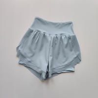 Shorts Deportivos De Verano Para Mujer Malla 2 En 1 Secado Rápido Yoga Transpirables Cintura Alta Para Correr Fitness - details 6