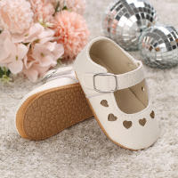 Zapatos De Princesa Para Bebé Niña En Lace Blanca Mocasines Con Lazo Y Borde Antideslizante De Goma Primera Calzado Para Caminar - details 50