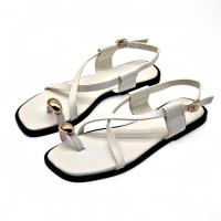 Calzados soraia, Sandalias Planas de Mujer con anillo dorado y Detalles Metálicos, Estilo Minimalista con Tira Dedo, Diseño Elegante para Verano, Perfectas para Playa, Paseos o Eventos Casuales ✅ Entrega 24/72h a España (península) Playa Metal Playa Playa - details 4