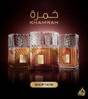 Khamrah Dukhan 100 ml de Lattafa – Perfume Árabe Amaderado y Especiado de Alta Intensidad - details 1