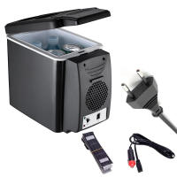 Mini refrigerador portátil para coche eléctrico, 6L, 12V, caja refrigeradora para vehículo, transformadores electrónicos, calentador esencial, congelador - details 6