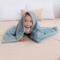 Manta De Bebé Recién Nacido Suave Para Fotografía Y Cama Accesorios De Primavera Y Otoño Manta De Envolver Para Bebés Unisex 100% Poliéster - details 1