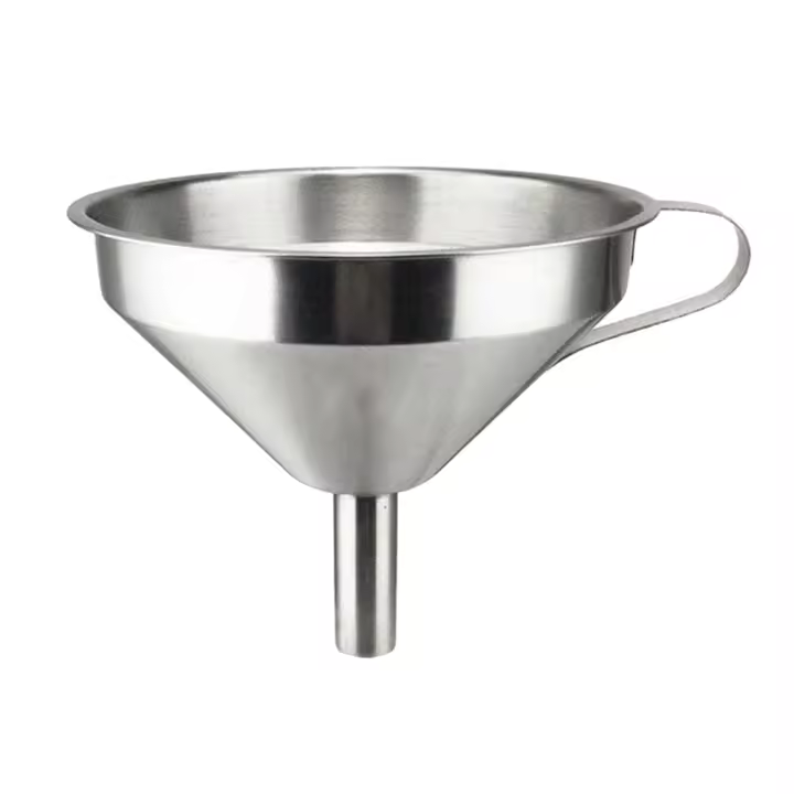 Embudo de Maple inoxidable, embudos de Cocina Para transferir líquidos, Fluidos, ácidos de Cocina, mermeladas (14 cm) - 1