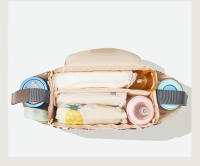 Bolsa De Pecho Para Mamá Bolso De Diaper Con Porta Botella Y Capacidad Grande Accesorios Para Carrito De Bebé Bolsa De Viaje Al Aire Libre - details 3
