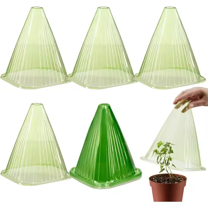 Campanas de Jardín de 8,67 pulg. para el cuidado de las plantas, cubiertas para plantas, Campanas para plantas de Interior o exterior, 10 Unidades - 1