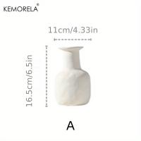 Vaso De Cerámica Nórdico Donut Hueco Para Flores Decoración De Sala De Estar Oficina Y Escritorio Regalo Accesorios Interiores - details 6