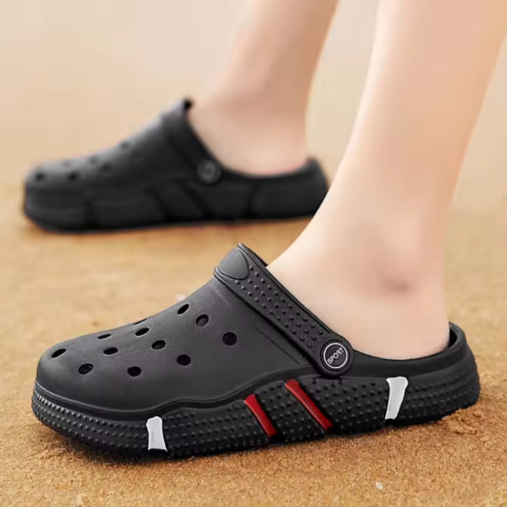 Zapatillas De Verano Para Hombre Y Mujer Clogs De Exterior Para Jardín Zapatos De Playa Con Masaje Mules Para Interior - 1