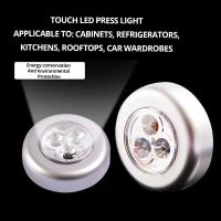 2Pcs Luz Nocturna LED Inalámbrica Con Pilas Incluidas Luz De Emergencia Al Presionar La Mano Para Cama Pequeña Y Lectura - details 1