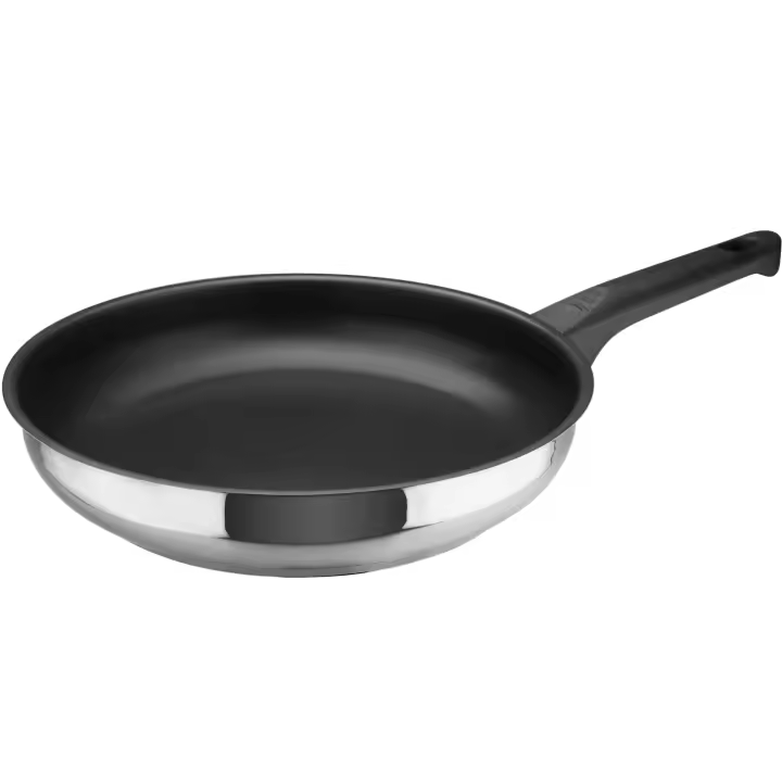 MAGEFESA ® Sabor sartén, fabricada en acero inoxidable, antiadherente triple capa, compatible con todo tipo de fuego, incluido inducción, sartén, fácil limpieza y apta para lavavajilla - 1