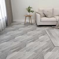 vidaXL Lamas para suelo autoadhesivas 55 uds PVC 5,11 m² en color Gris y madera/marrón oscuro y gris/Gris claro y blanco y más - details 6