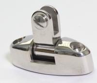 Juego De Bisagra De Acero Inoxidable 316 Con Almohadilla De Goma Para Barco Yate De Marina Hebilla De Montaje De Tipo Montaña Plateado Para Toldo Swivel - details 13