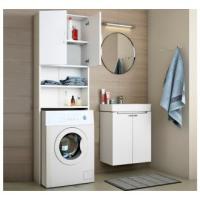MAGIC SELECT. Mueble Organizador Lavadora. Estantería Superior para Lavadora o Inodoro. Armario Alto de Baño Ahorra Espacio. Estante de Almacenamiento de 4 Niveles para la Secadora. Madera MDF. - details 0