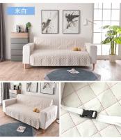 Cubierta De Sofá Antideslizante Y Anti-Polvo Protector Contra Gatos Y Niños Para 1/2/3 Asientos Funda De Sofá De Algodón 100% Jacaranda Sin Costuras Máscara De Sofá - details 8