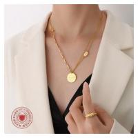 Encanto Pulsera de acero inoxidable para mujer, cadena de bola de acero de doble capa con corazón hueco, joyería para fiesta, amigos, los mejores regalos, pulsera de acero inoxidable de Color dorado para mujer, joyería étnica Cultural - details 8