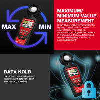 HABOTEST HT620 Luxímetro Digital De Alta Precisión Con Sensor De Luz Rotable 180° Instrumento Fotometro Para Medición De Luminosidad - details 14