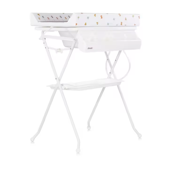 Bañera para bebé AQUA con soporte plegable y cambiador - Chipolino - 1