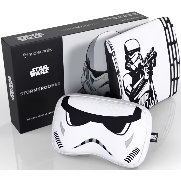 Juego de cojines de espuma viscoelástica Noblechairs - Edición Stormtrooper - 1