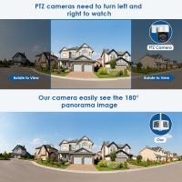 Cámara IP BESDER 8MP Exterior Con Visión Nocturna Y Ángulo Amplio De 180° 4K CCTV Wifi Monitorización Detección Humana IPC360 Hogar - details 5