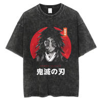 Camiseta De Algodón Grande Y Vintage Con Impresión De Anime Japonés Para Hombres Y Mujeres Manga Corta Estilo Harajuku Camiseta O-neck Para Uso Diario - details 4
