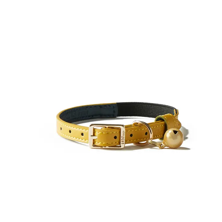 Collar De Gato Personalizado UFBemo Con Campana Y Cinta Elástica De PU Suave Collares De Seguridad De Lujo Para Perros Chihuahua Y Gatos Pequeños - 1