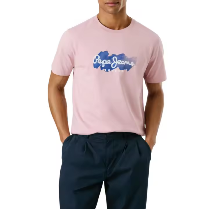 MILTON TEE 323ASH ROSE PINK - 1