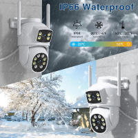 Cámara De Seguridad IP 1080P Dual-lens Wifi PTZ Exterior Con Visión Nocturna Humana Detecta Y Auto Seguimiento Doble Pantalla Camhi - details 20