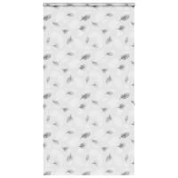 vidaXL Estor enrollable para ducha con casete 130x240 cm tela ancho en color Gris claro/Adorno/Blanco y más | protección solar decorativa para ventanas hogar oficina dormitorio fácil de instalar - details 5